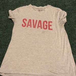 Savage grey T-shirt